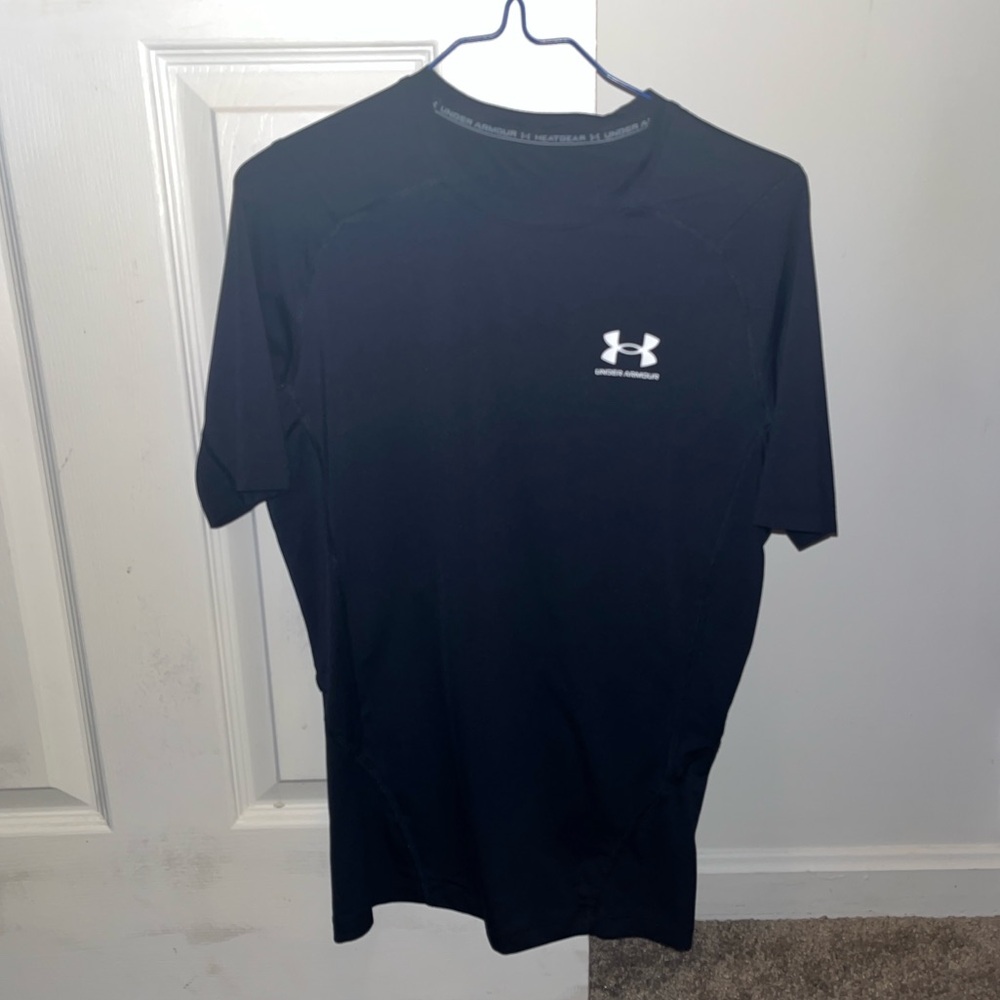 Under Armour Men's Compression Shirt - Black - Medium